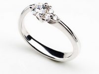 蔓藤枝葉稍上的綻放